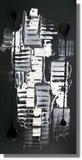 Black Night by lisa vallo, Painting, Mixed Media on Canvas