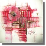 Dizzy Love by lisa vallo, Painting, Mixed Media on Canvas