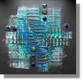 Jewel of the Sea by lisa vallo, Painting, Mixed Media on Canvas