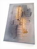 Light Beam RRP £120 by lisa vallo art, Painting, Mixed Media on Canvas