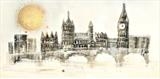 London Bright by lisa vallo art, Painting, Mixed Media on Canvas