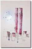 Memories of the Twin Towers (commissioned piece) by lisa vallo, Painting, Mixed Media on Canvas