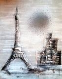 Perfect Paris by lisa vallo art, Painting, Mixed Media on Canvas