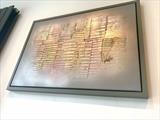 Sherbert Shadows by lisa vallo art, Painting, Mixed Media on Canvas