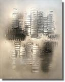 Silver Echoes by lisa vallo art, Painting, Mixed Media on Canvas
