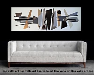 Mid-Century Fusion by lisa vallo art, Painting