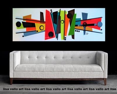 Mid-Century Mania by lisa vallo art, Painting