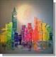 Rainbow City Lights by lisa vallo art (1)