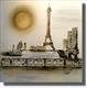 The Eiffel Tower and Mirabeau Bridge SOLD by lisa vallo